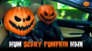 Hum Scary Pumpkin Hain  Scary Pumpkin Face Reveal  Halloween Song  Shraddha Shetye  Vijay Shetye [upl. by Anayk]