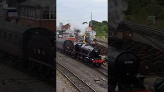 Severn Valley Railway  13268 departs Kidderminster Town  railway trains steam train svr [upl. by Skoorb126]