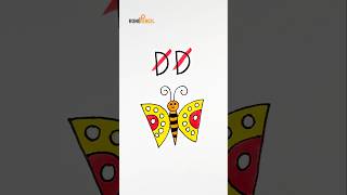 How to draw butterfly 🦋  drawing drawingtutorials art drawingideas easydrawstepbystep [upl. by Pearce902]