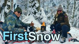 The Only First Snow Snowshoeing Video You Need To Watch [upl. by Rafter930]