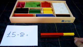 Resta con regletas de Cuisenaire [upl. by Llertnov529]