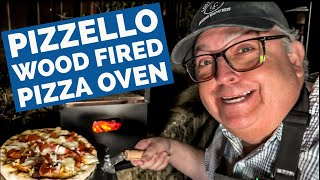 The PIZZELLO Portable Wood Fired Pizza Oven  PIZZA COOK [upl. by Lellih313]