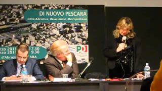 1 Convegno Di nuovo Pescara On Vittoria DIncecco [upl. by Chicoine676]