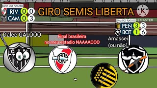 GIRO SEMIS DA LIBERTAAA final brasileira na Argentina KKKK [upl. by Ettenej349]