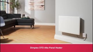 Dimplex Alta DTD4R Wi Fi Panel Heaters [upl. by Revell]