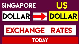 Singapore Dollar to Us Dollar Current Money Exchange Rates Today 18 October 2024 [upl. by Ennaecarg13]