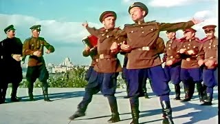 quotSoldiers dancequot  The Alexandrov Ensemble 1965 [upl. by Kamillah274]