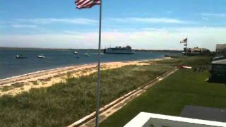 Steamship Authority Ferry quotEaglequot to Nantucket Rounding Brant Point [upl. by Nathanil]