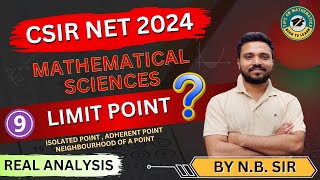 L9CSIR NET 2024 Mathematical sciences  Real analysis  neighbourhoodisolatedadherent limit point [upl. by Seymour]