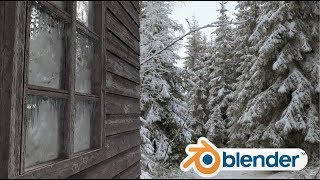 Frosty Window Blender Timelapse [upl. by Oirretna]