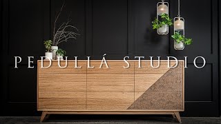 PEDULLA STUDIO  Building a Chevron End Grain Dresser [upl. by Naillij457]