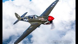 Curtiss P40 Warhawk Flight [upl. by Heurlin272]