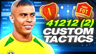 BEST 412122 CUSTOM TACTICS  INSTRUCTIONS  EA FC 24 ULTIMATE TEAM [upl. by Rollet972]