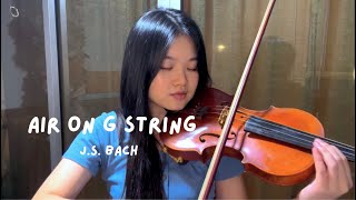 quotAir on the G Stringquot  JS Bach  Violin Cover by XJ Violin [upl. by Sewoll]