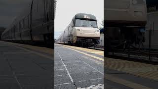 Amtrak Cascades 517 arriving into Tacoma Dome Station tacoma talgo amtrak trains amtrakcascade [upl. by Aitsirt647]