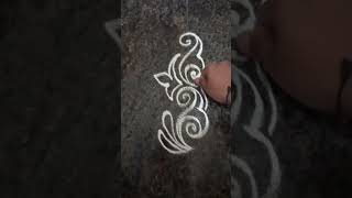 Daily draw rangoli design  Easy for beginners [upl. by Gerrald65]