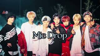 BTS  MIC DROP Steve Aoki Remix  LYRICAL VIDEO  euphoriamuxic00 [upl. by Hamehseer951]