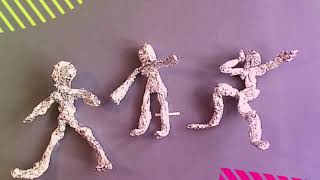 KS1amp2 ART Exploring Form  Tin Foil Humanoids [upl. by Acimaj]