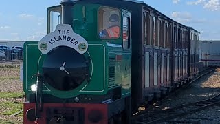 Trains at Hayling Light Railway  12224 [upl. by Farwell]