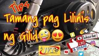 Tips how to clean your CVT properly o linis gilid 🤪😍 [upl. by Anaila]