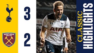 Harry Kane injury time double drama  Tottenham Hotspur 32 West Ham  CLASSIC HIGHLIGHTS [upl. by Eskil986]