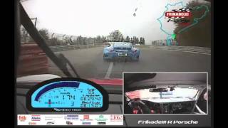 best of VLN 09 2013  Frikadelli Porsche vs Falken Porsche [upl. by Havener]