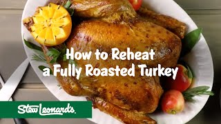 How to Reheat a Fully Roasted Turkey  Step by Step [upl. by Anomer733]