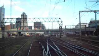 Drivers View From The Gauntlet Track To Southern Cross Station [upl. by Narrat]