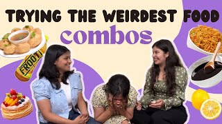 Trying The Weirdest Food Combos food weirdfood combos foodcombos youtubevideo [upl. by Dnamra]