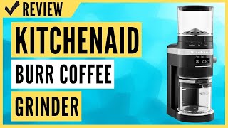 KitchenAid KCG8433BM Burr Coffee Grinder Review [upl. by Asselem]