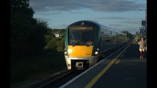 Irish Rail  Hyundai Rotem IE 22000 Class ICR  22049  Heuston Galway Service  28624 [upl. by Aerbas411]