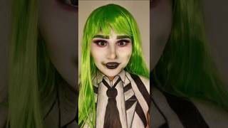 BEETLEJUICE COSPLAY LIP SYNC TO BANANA BOAT 🎤🕺💥beetlejuice cosplay makeupartist shorts [upl. by Culley]