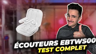 EBTWS00  Test des écouteurs sans fil à petit prix à commande tactile 🎧 ⚡ Meilleurs écouteurs 2020 [upl. by Belldame]