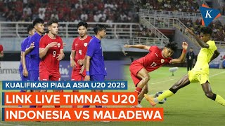 Jadwal Live Streaming Kualifikasi Piala Asia U20 Timnas Indonesia vs Maladewa [upl. by Noellyn]