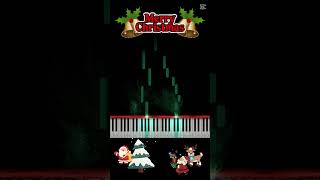 easy piano song  jingle bells piano pianototurial pianotutorial [upl. by Abner]