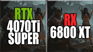 RTX 4070 Ti SUPER vs RX 6800 XT Benchmarks  Tested in 20 Games [upl. by Oratnek388]