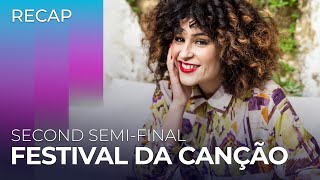 Festival da Canção 2024 Portugal  Second SemiFinal  RECAP [upl. by Aundrea605]