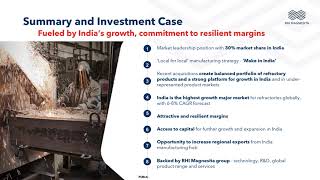 Rhi Magnesita India Ltd Investor Presentation for Q1FY25 Results [upl. by Attesor495]