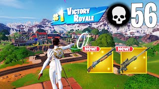 56 Elimination Solo Vs Squads Gameplay Wins NEW Fortnite Chapter 5 [upl. by Straub]