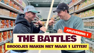 BROODJES MAKEN MET 1 LETTER Broodjestester Battles Afl 1 [upl. by Lledualc]