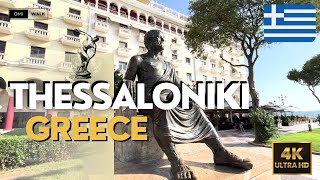 Thessaloniki  GREECE Walking Tour HELLAS GREECE 🇬🇷 2023 4K Full HD [upl. by Bergmann]