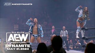 Dr Britt Baker DMD amp Adam Cole entrance AEW Dynamite May 31 2023 [upl. by Kera417]