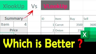 Vlookup vs Xlookup which Excel function is better  በ አማርኛ [upl. by Aihtenyc951]