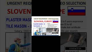 Slovenia WORK PERMIT VISA 2025 Slovenia WORK VISA FOR INDIANS IN Slovenia VISA  a2zservicez [upl. by Jenica]