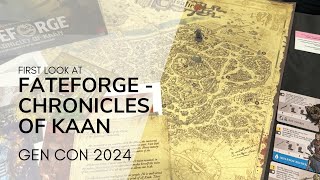 First Look at Fateforge  Chronicles of Kaan  GenCon 2024 [upl. by Auhsaj]