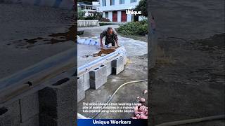 Cleaning sweet potatoes with water  The workers do their job perfectly  machine shorts [upl. by Nadruoj400]