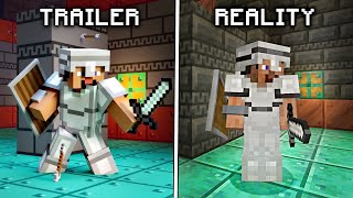 Minecraft 121 Trailer VS Reality [upl. by Kaleb558]