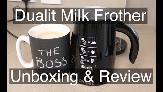 Dualit Milk Frother unboxing and review 2017 [upl. by Aufmann535]