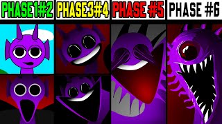 Phase 1 VS Phase 2 VS Phase 3 VS Phase 4 VS Phase 5 VS Phase 6 in Incredibox Sprunki [upl. by Adaminah]