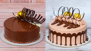 Top 10 Fancy Cake Decorating IDeas  Amazing Chocolate Birthday Cake Tutorial For Beginners [upl. by Moneta593]